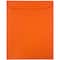 JAM Paper 9" x 12" Brite Hue Orange Open End Catalog Colored Envelopes, 100ct.